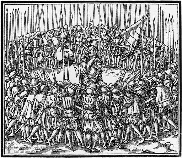 The Swearing in of the Lansquenets (1555)